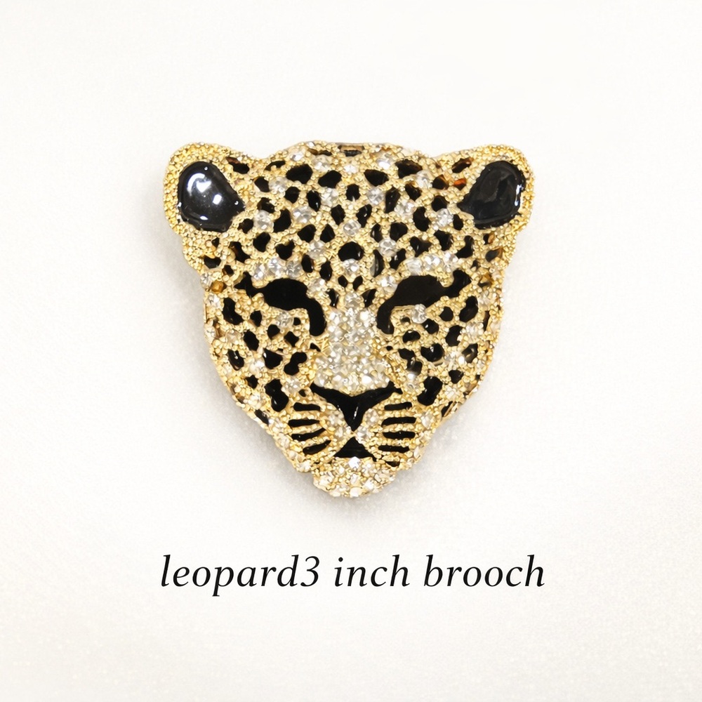 Leopard Modern Brooch New